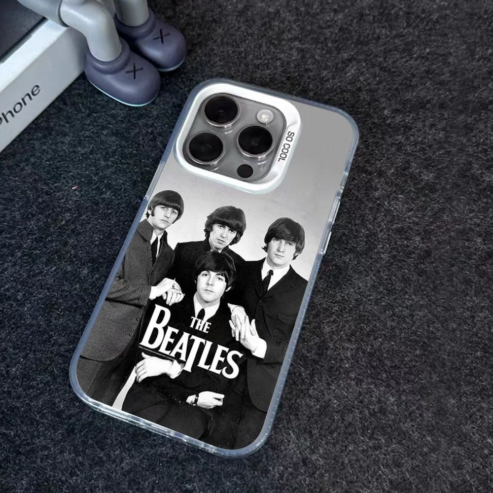 The Band B- BeatlesS Let It Be Phone Case IMD Color Silver Shell For IPhone 16 15 14 13 12 11 Pro Max Plus