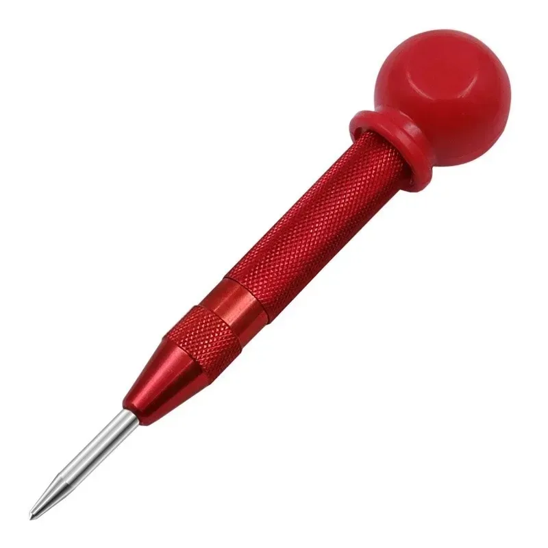 For Center Punch Eyelet Automatic Spring Loaded Center Punch Glass Breaker Window Puncher Drill Bit