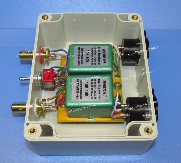 10k-10k-パーマロイトランス、シングルエンドからバランスオーディオコンバーターへ