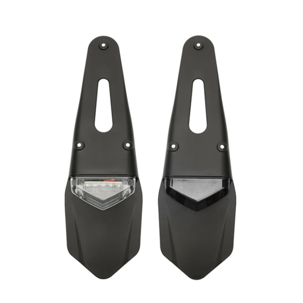 

1 шт. светодиодный задний фонарь заднего крыла, водонепроницаемый задний фонарь 12 В, прозрачный/дымчатый корпус для мотоцикла, универсальный