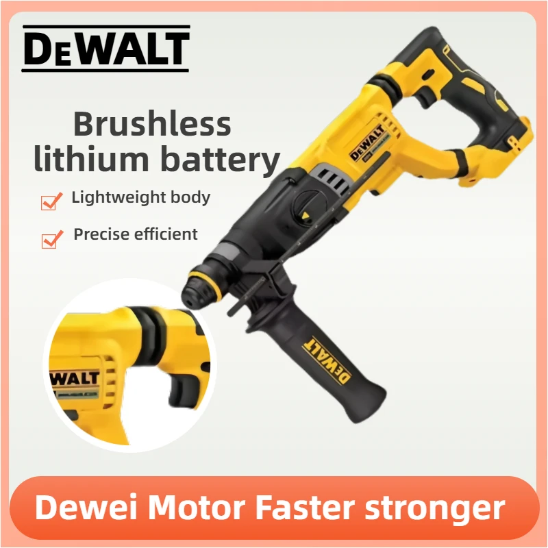 DEWALT DCH263 20V MAX Brushless Rotary Hammer Drill Power Tool (Battery Not Included)