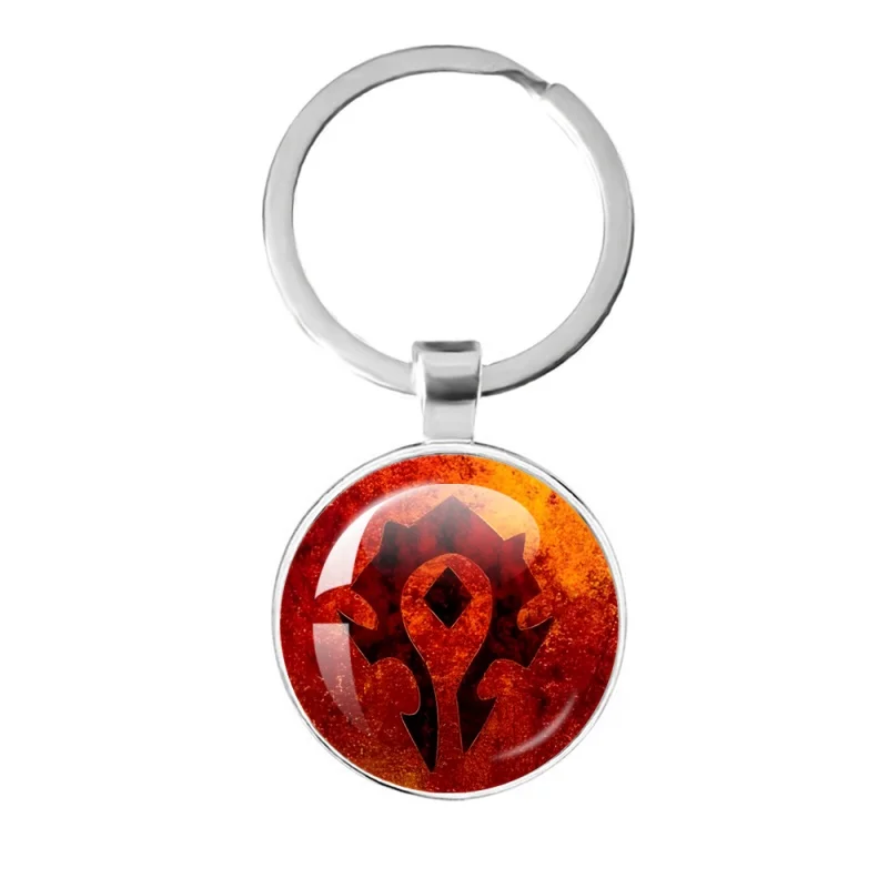 مضحك لعبة عالم علب المفاتيح نجاح باهر الزجاج قلادة 25 مللي متر مفتاح سلسلة للنساء الرجال كيرينغ مجوهرات حجر الموقد #6