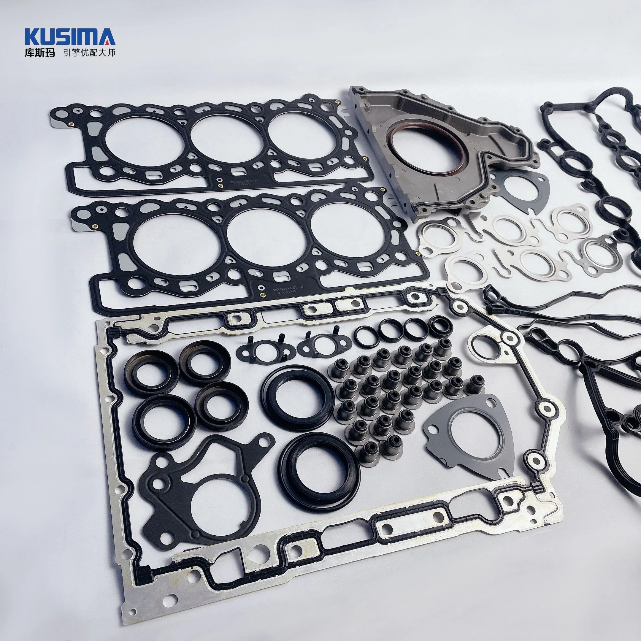 Kusima high quality head gasket set auto rebuild kit full gasket set for Land Rover 306DT TDV6 AJV6D 3.0T OE LR005996