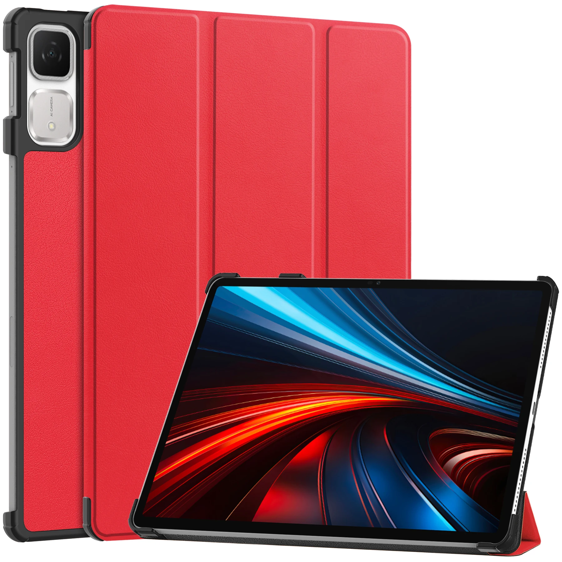 Tablet Tri-fold Caster Hard Shell Cover For Honor Tablet GT 11.5 Inch Leather Case