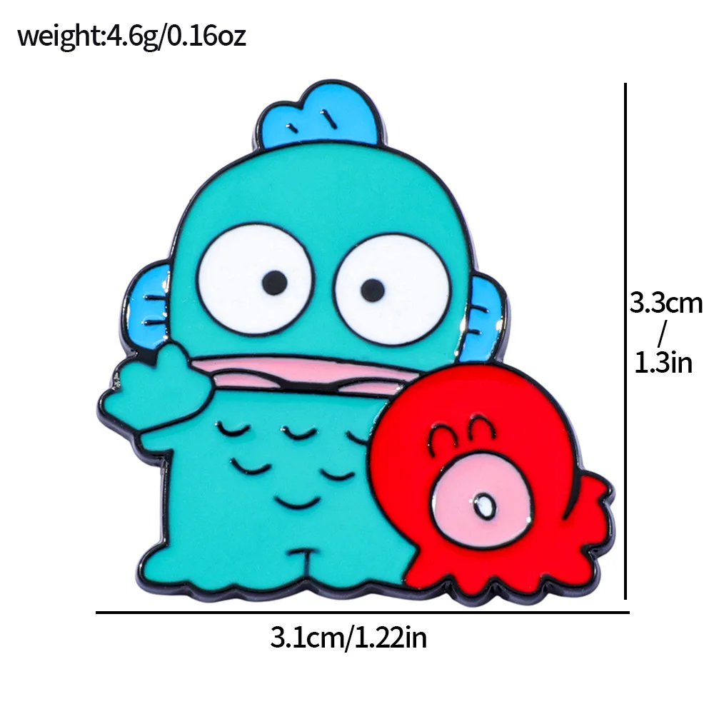 4 قطعة بروش شخصية أنيمي لطيف غرزة و الملاك الكرتون المينا دبوس ظهره الملابس والمجوهرات شارة معدنية اكسسوارات هدية