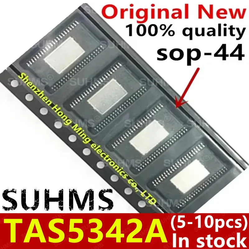 (5-10 piezas) 100% nuevo conjunto de chips TAS5342A TAS5342ADDVR sop-44