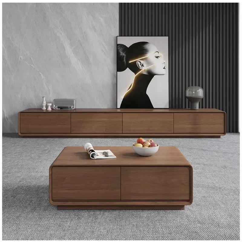 رف أرضي حامل تلفاز فندق عالمي عصري مستطيل كبير الحجم ديكور الغرفة طاولة تلفزيون أثاث صالون التلفزيون