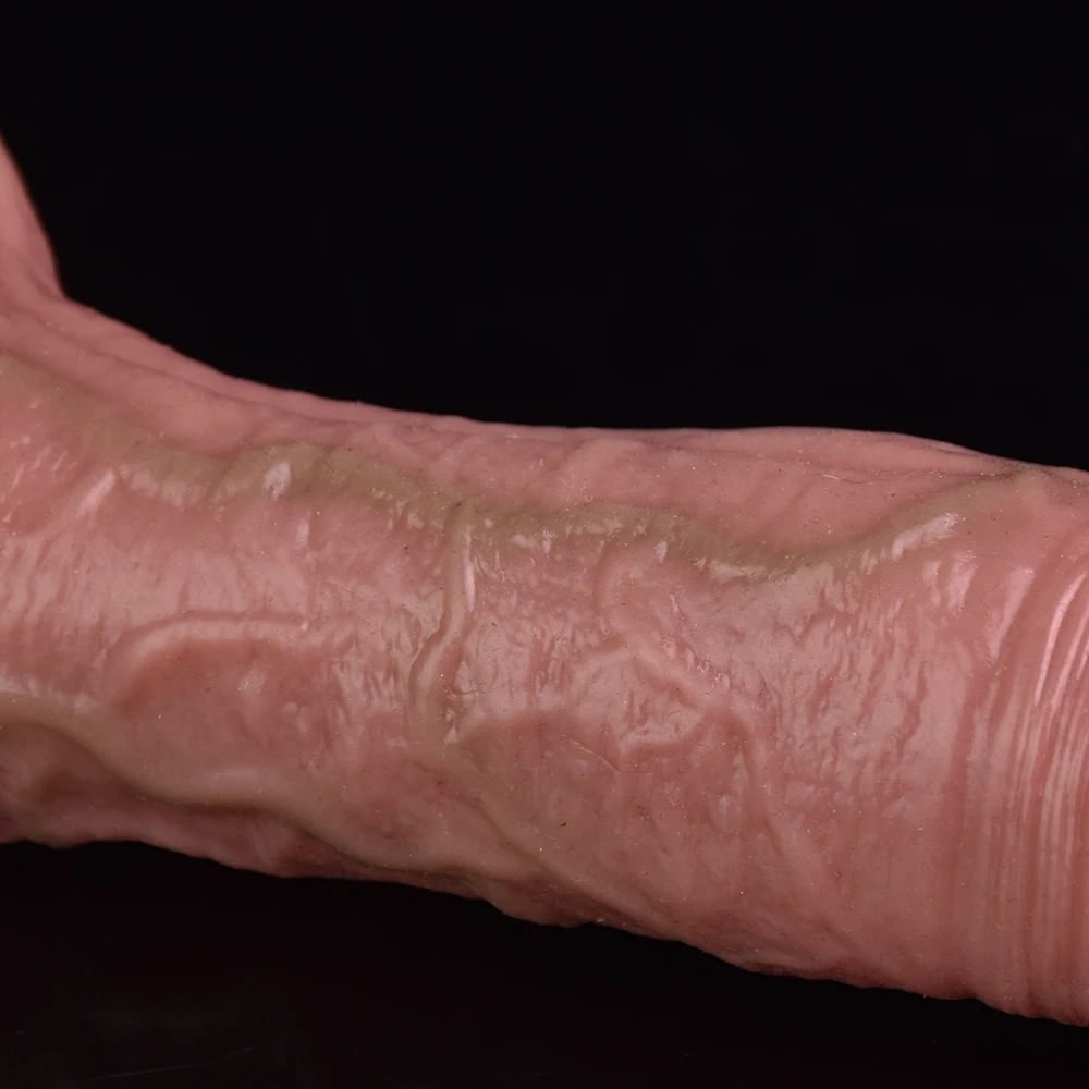 SXXY Silikonowa Nakładka na Penisa Wielokrotnego Użytku Realistyczny Przedłużacz Penisa Zabawki Seksualne Sztuczny Powiększający Penisa Przedłużacz Męski Rękaw na Penisa