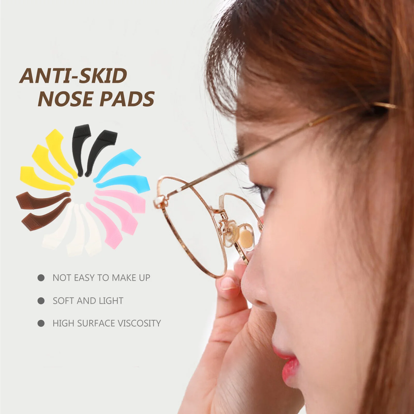 

24Pcs Silicone Glasses Ear Hooks Non-Slip Grip for Eyeglasses Sunglasses Reading Glasses Convenient Outdoor Use
