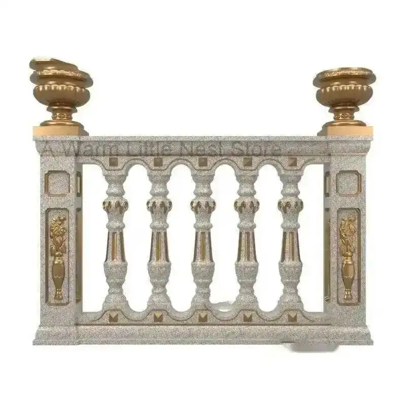 Plastic ABS Mould Railing Roman Pillar Column Mold Concrete Baluster Molds Home Ornament Garden Decoration European Garden Fence