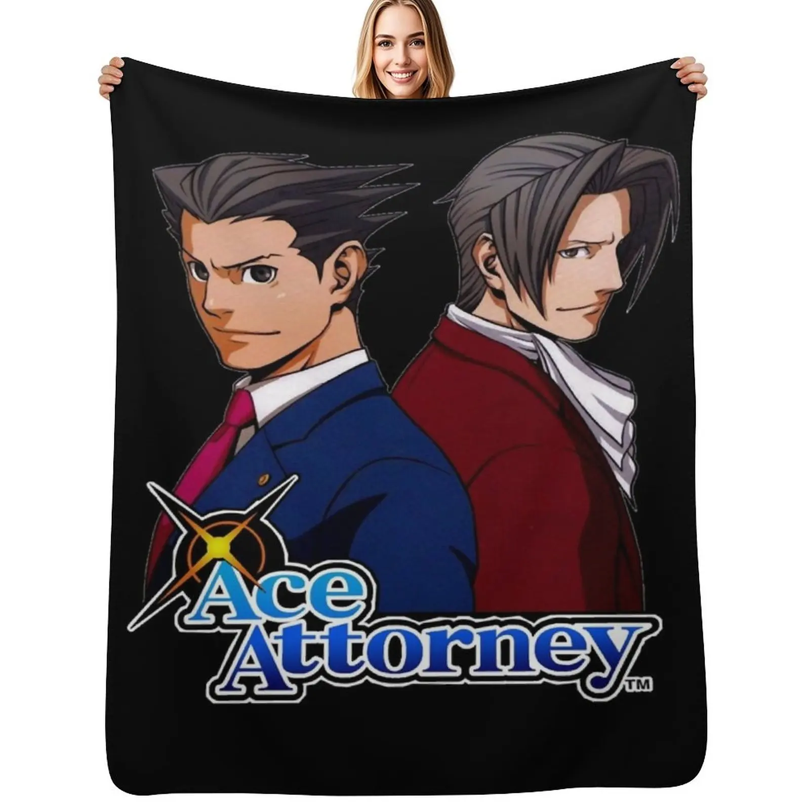 Couverture photographique Famicom Copy Of The Great Ace Attorney, couverture chaude et confortable pour la sieste au bureau