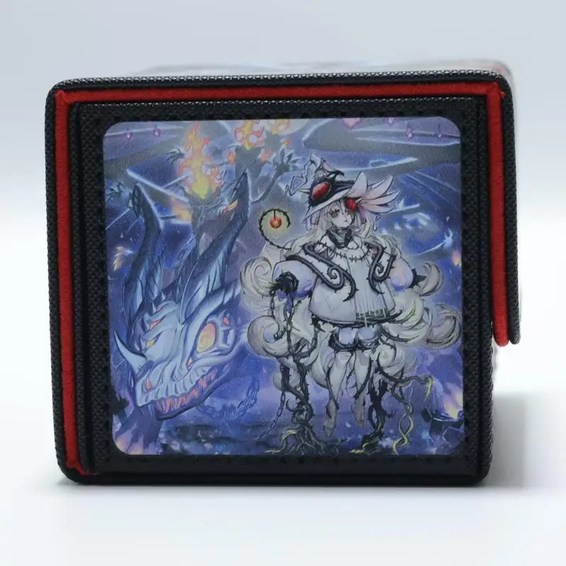 Yu-Gi-Oh Card Box Queen of The Azamina The Hallowed Azamina Diy Collection Card Storage Box Anime Peripheral Game Collection Gif