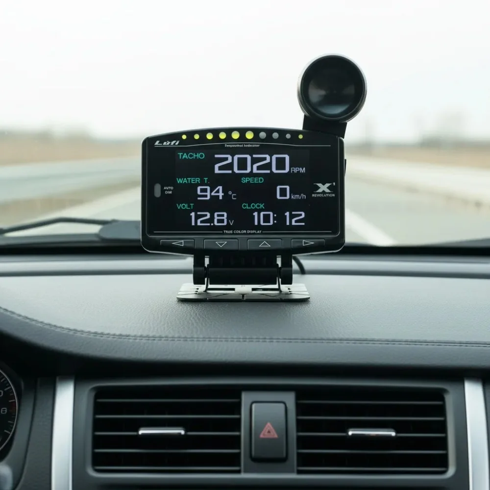 Car 2.8'' HD Display Multi-functional OBD2 Gauge Lufi-X1 with Turbo Pressure Universal