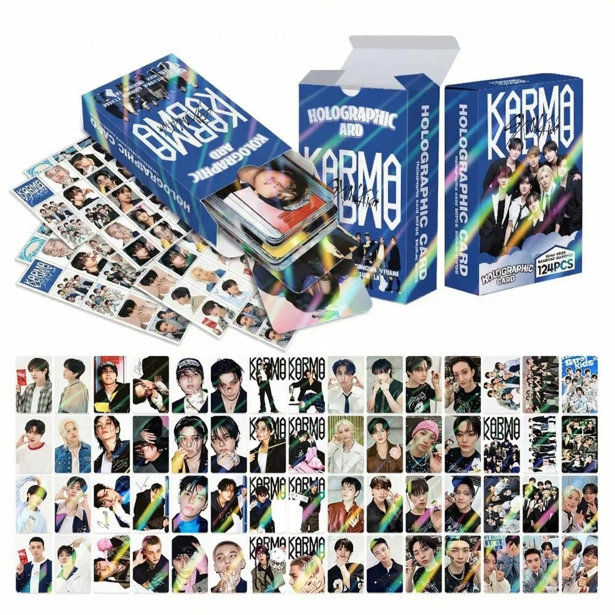 

Набор фотокарточек KARMA Theme StrayKids, канцелярские принадлежности, бумага, милые карточки, декоративные украшения для стола, подходят для фанатов Skzoo, подарок