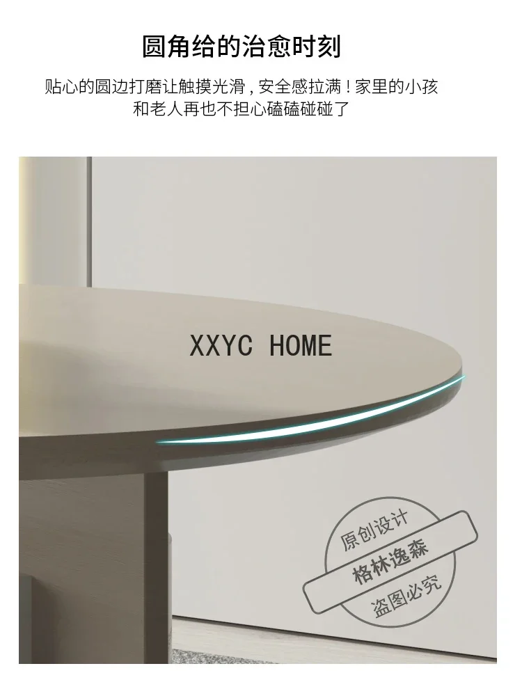 Tamanho criativo mesa de centro redonda combinação moderno e minimalista sala estar casa pequeno apartamento designer mesa lateral móveis