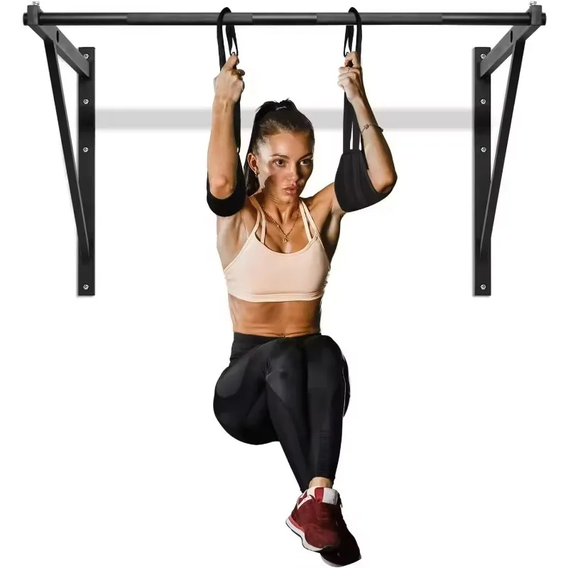 

Heavy Duty Wall Mounted Pull-Up Bar Chin-Up Dip Gym Workout Fitness Training Equipment Home Gym Equipment