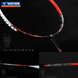 Original Victor TK-RYUGA Offensive Badminton Racket Full Carbon 4U G5 Ultralight Professional Badminton Racket Without string