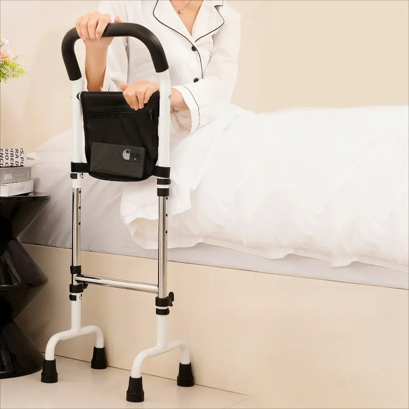 ‌Bedside Standing Aid for Elderly, Anti-Slip Bed Rail Assist Bar, Foldable Bed Assist Handle for Seniors & Disabled