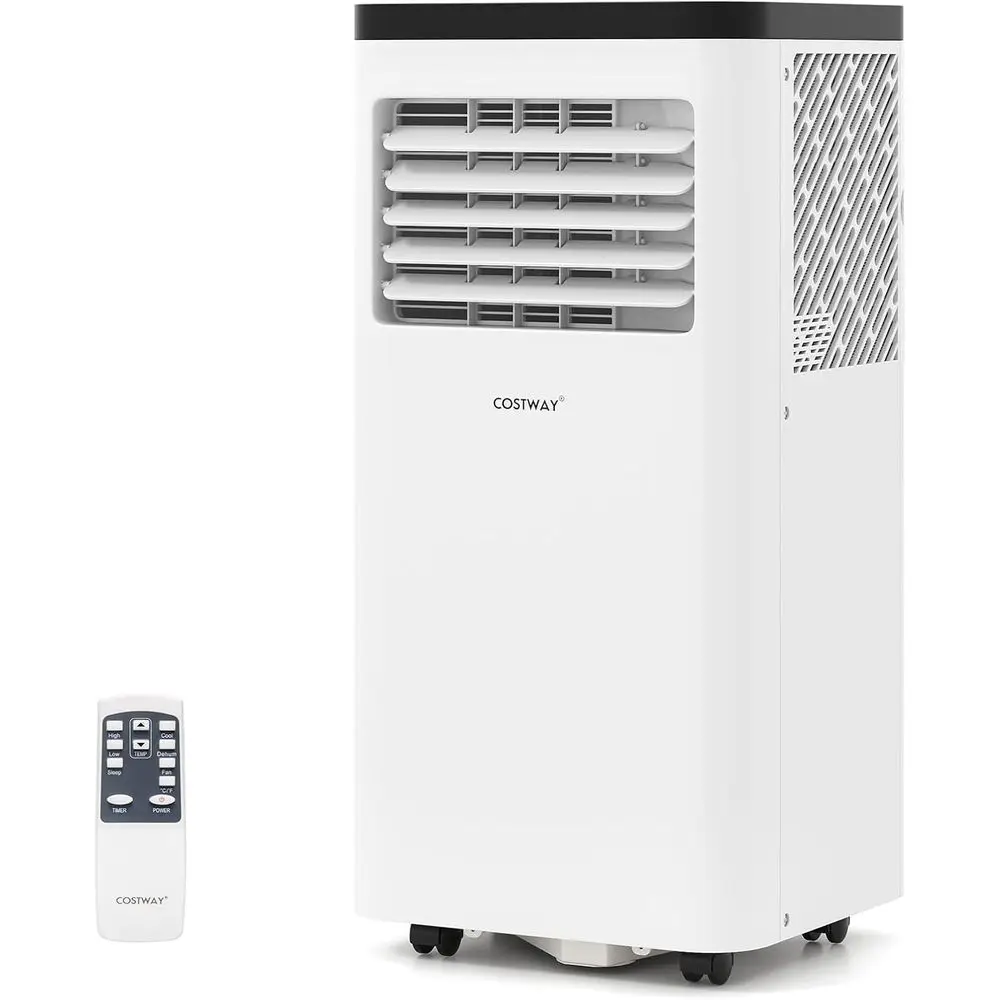 

Портативный кондиционер 3-в-1, режим сна, таймер на 24 часа, LED-дисплей, пульт ДУ, комплект для установки на окно, охлаждает до 350 кв. футов. Фут.