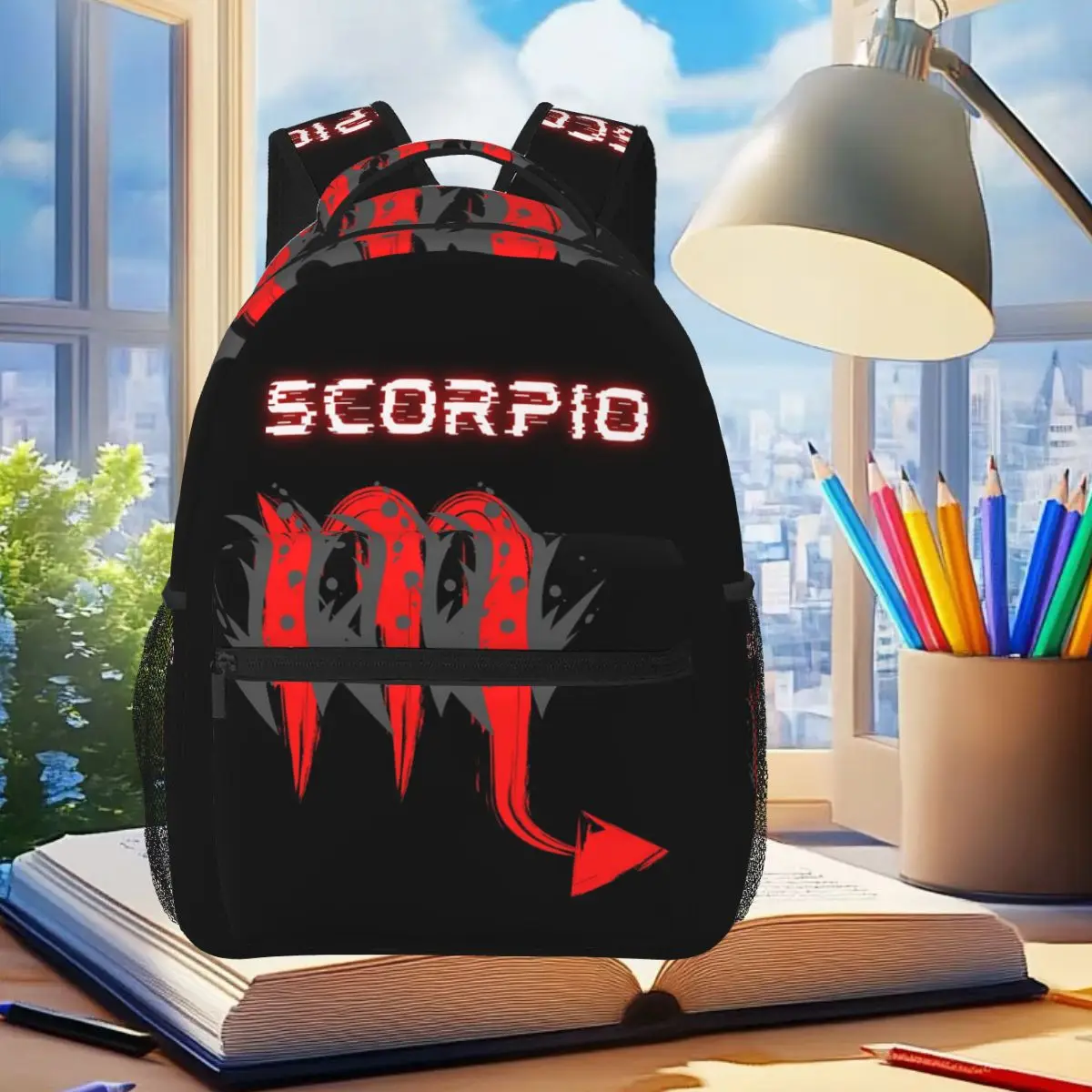 

Singno Zodiac Скорпион студенческий рюкзак школьная сумка походный дорожный рюкзак для мужчин и женщин модная сумка для книг сумки на плечо