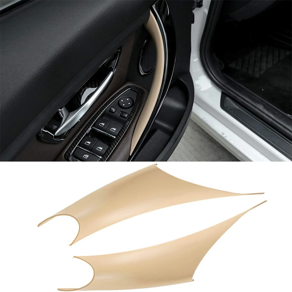 2pcs Carbon Fiber Door Handle Covers For BMW 320i 328i 330i 335i F30 F31 428i 435i F32 F36