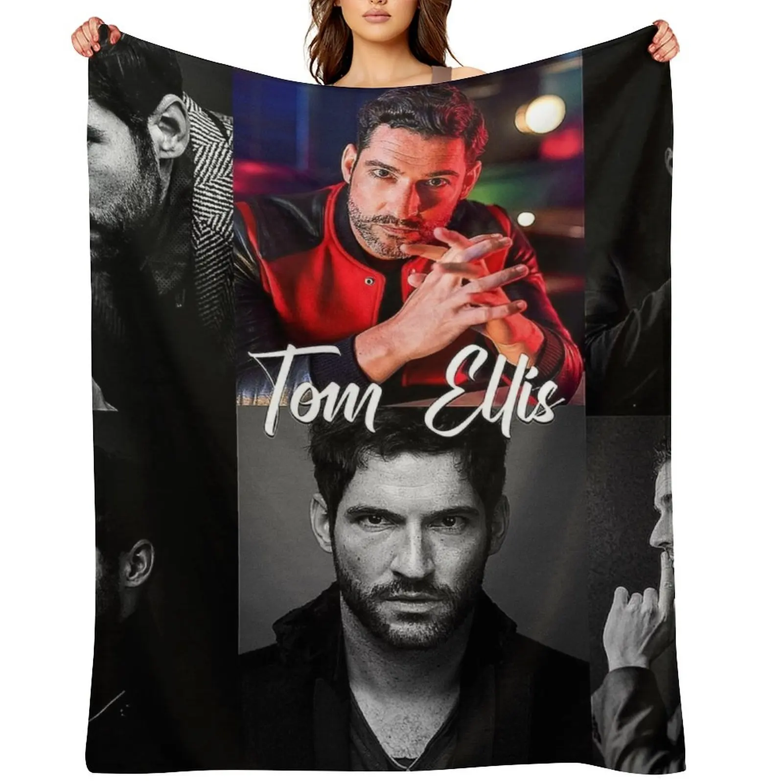 Tom ellis Throw Blanket Thermal wednesday Sofa Quilt Furrys Blankets