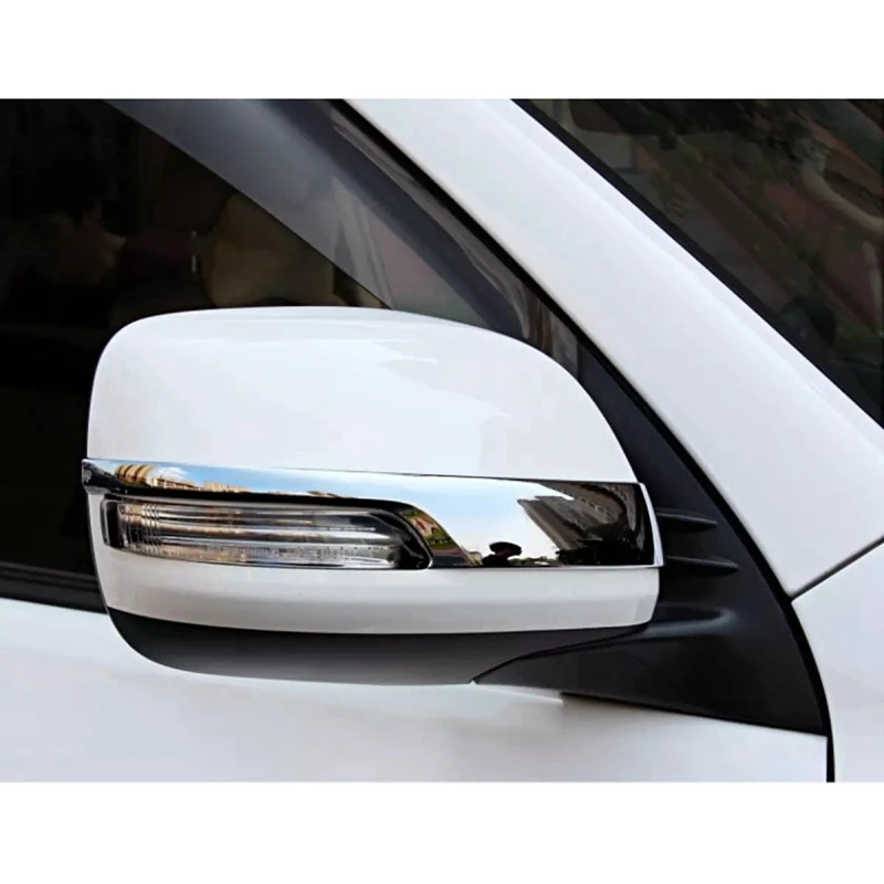 

Mirror Cover Bright Strip Silver Car Accessories Car For Toyota Land Cruiser Prado 150 2010-2020
