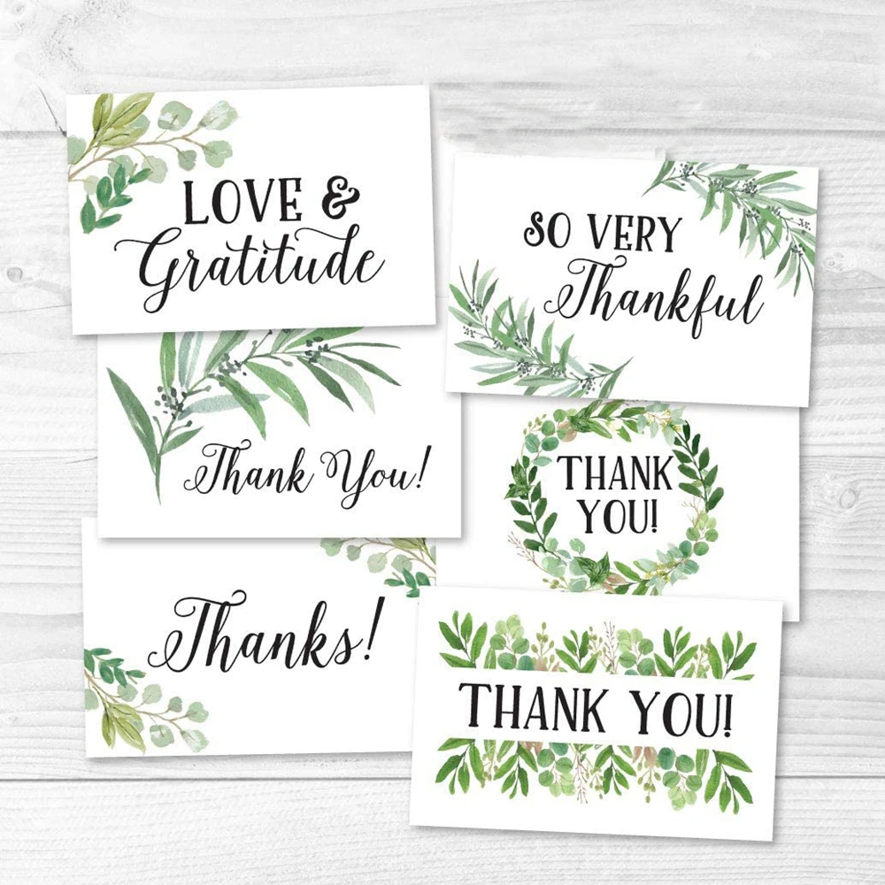 Flower Color Thank You For Your Order Card For Small Shop Mailer Bags Gift Decoration Card For Small Business