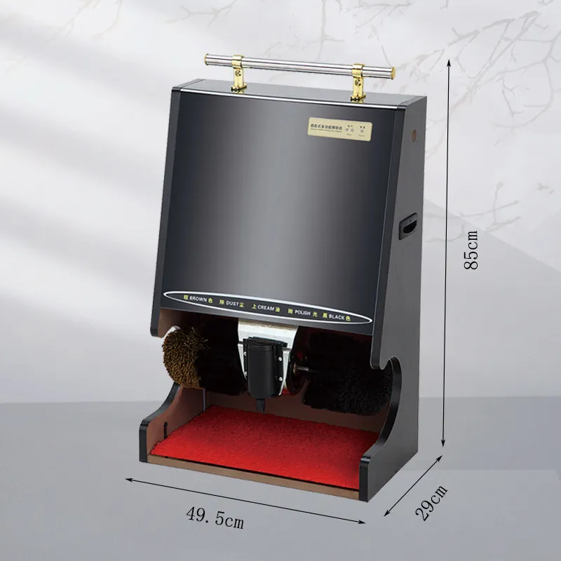 2025 New Hotel Shoe Polisher Cleaner Auto-sensing Shoe Polishing Equipment Public Electric Leather Polisher Cleaning Machine