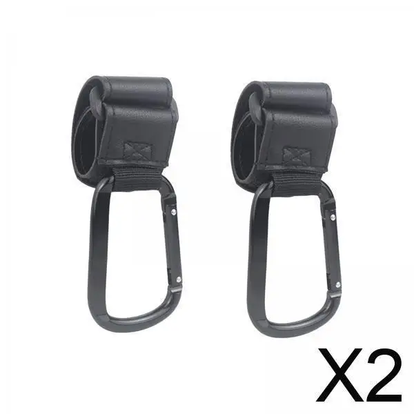 

2x 2x Hooks Pram Hooks Multipurpose Universal Pushchair Hooks Accessories for Bicycles Shopping Bags Grocery Bags Purse