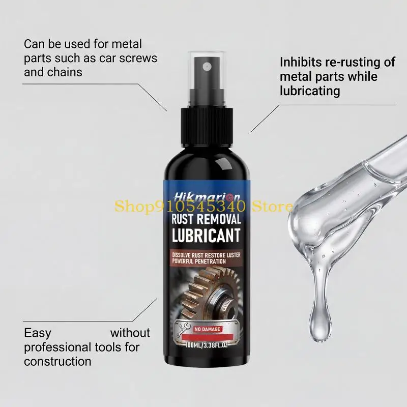 U2JA 100ML Metal Rust Remover For Car And Motorcycle Iron Powder Remover Sprayer Easy Application Car Cleaner