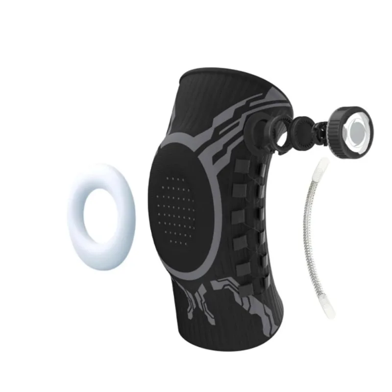 Smart Knob Kniebrace Patella Gel Pad Laterale Stabilisator Compressie Ondersteuning Gewrichtspijn Verlichting Herstel Thuis Gym Kleding Enkel Stuk