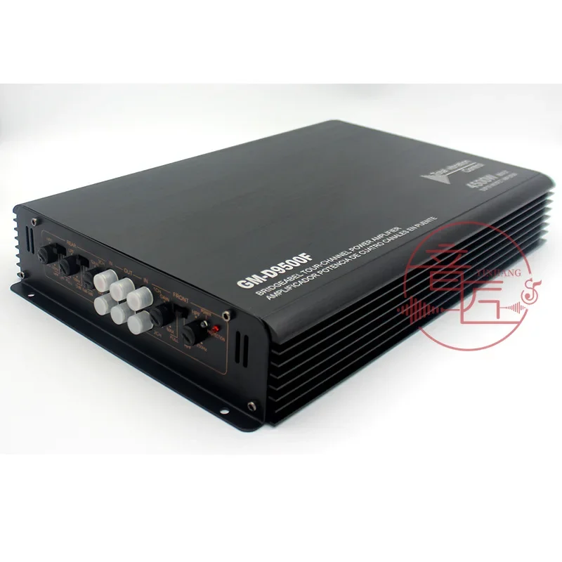 D9500F Power Amplifier 6800W Car Audio Modified Power Amplifier Class AB Four-way Car Four-channel