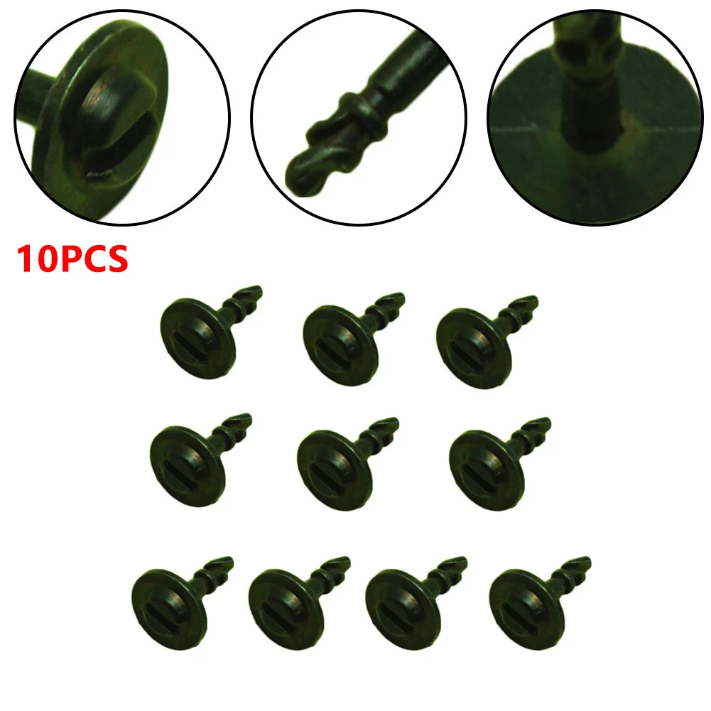 10Pcs Car Clips UNDER ENGINE & GEARBOX UNDERTRAY COVER CLIPS FASTENERS 8K0 805 121 For BMW Spoiler Pin Durable Accessories