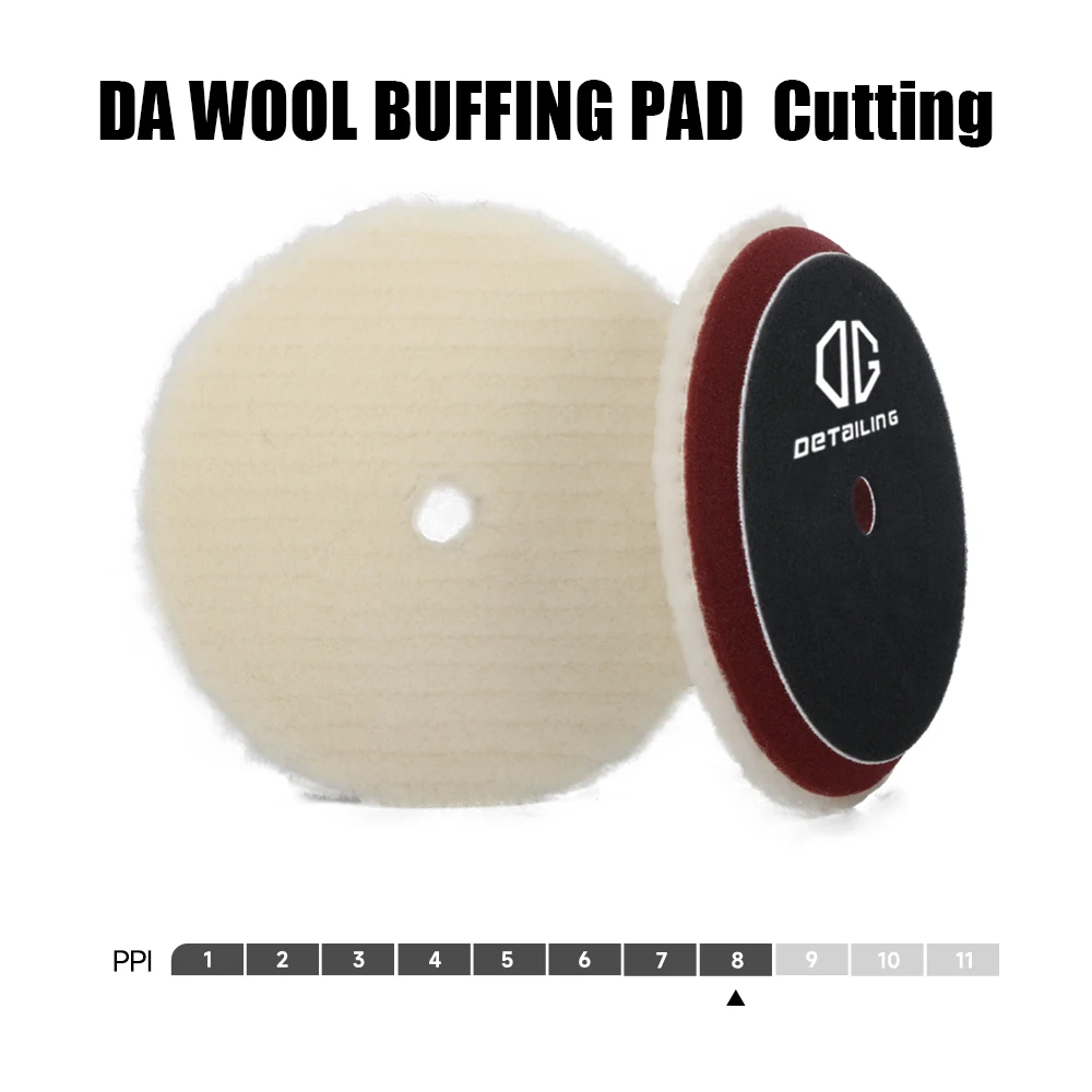 

DETAILING 3/5/6 Inch Car Polish Pad Wool Waxing Buffing Pad Wool Wheel Polishing Disc Auto Paint Care Polisher Pads