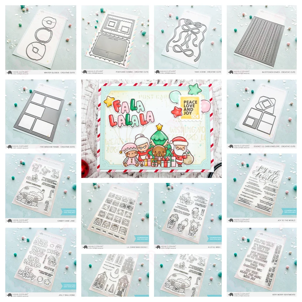 

Christmas Frame Creative Cuts Steel Dies Metal Cutting Dies Stamps DIY Scrapbooking Album Paper Card Decoration Embossing Craft