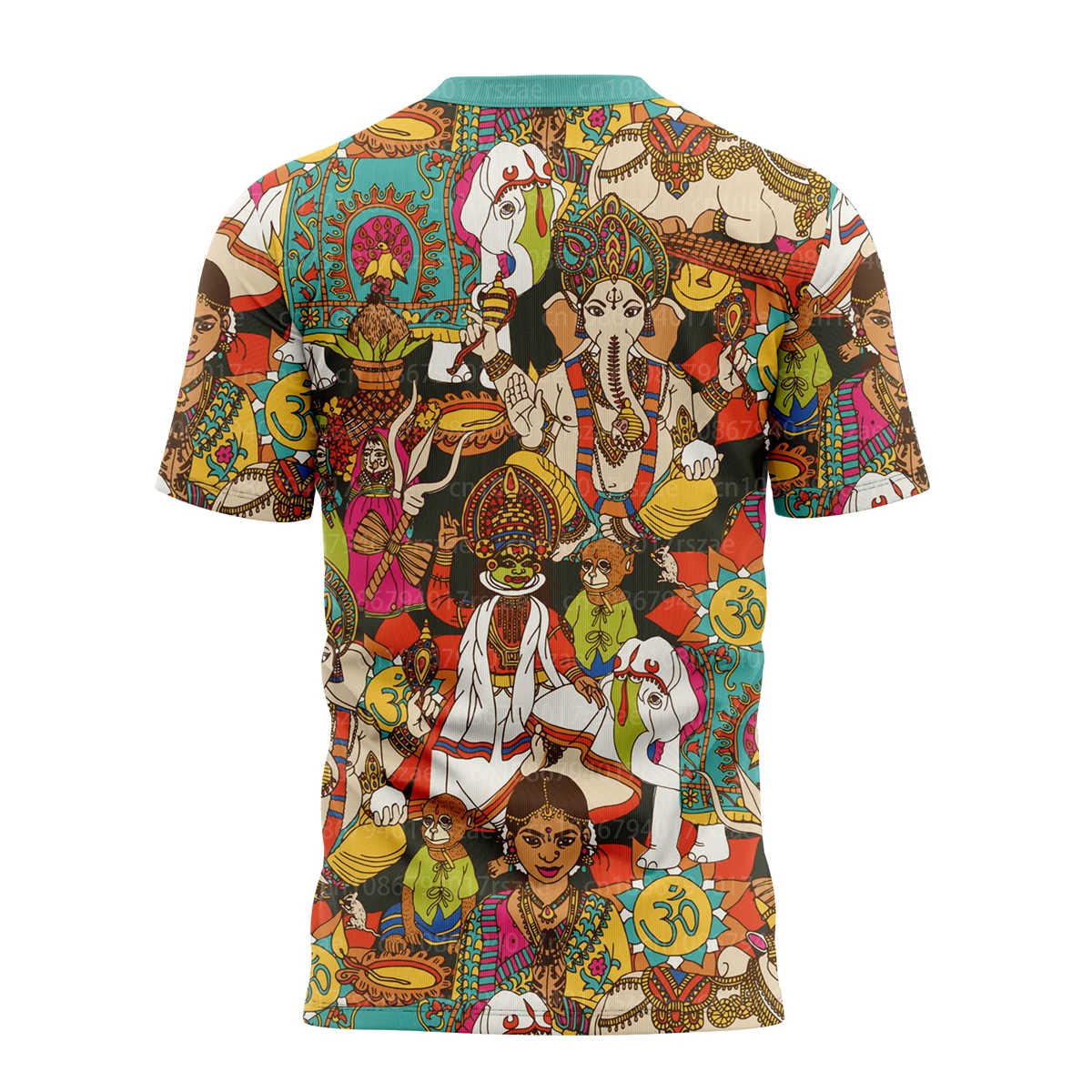 Summer Retro Ancient Mystical India Shiva 3D Graphic T shirts For Men Women Casual Printed Oversized O-neck Short Sleeve Tees