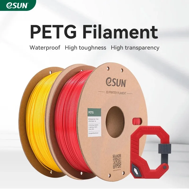 eSUN 3D Printer Filament PETG 1.75mm 1kg/2.2lbs Plastic Filament Consumables PETG 3D Printing Material for 3D Printer