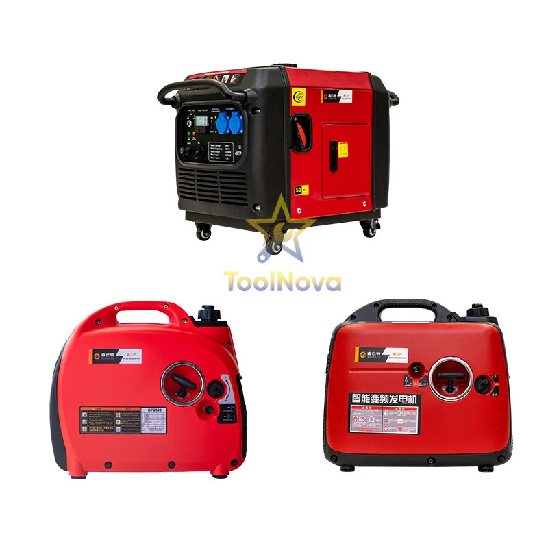 frequency conversion silent 220V hand/electric/remote control start family RV camping low noise portable generator
