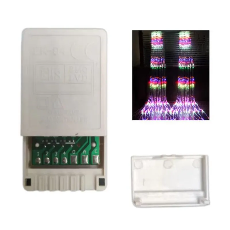 LED dimmer 8 Modes EK-04 knob type button type light adjustment controller for Waterfall LED string and curtain lights