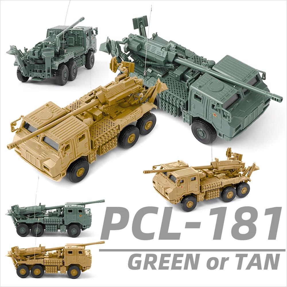 ViiKONDO Military Vehicle Toy Model Kit 1/72 Scale China PCL-181 PLA 155mm Army Truck Assembly Tabletop Wargame Diorama Setting