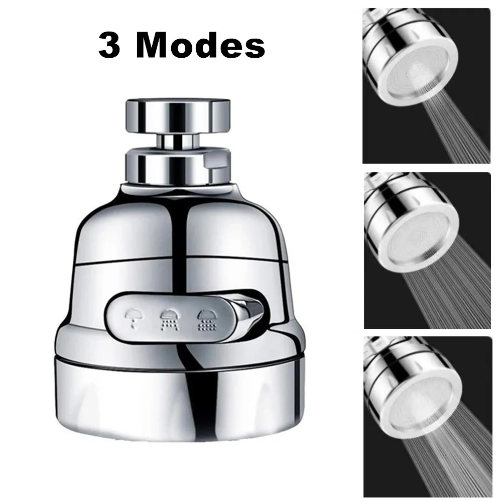 1080 Degree Adjustment Faucet Extension Tube Water Saving Nozzle Filter Kitchen Water Tap Water Saving for Sink Faucet Bathroom