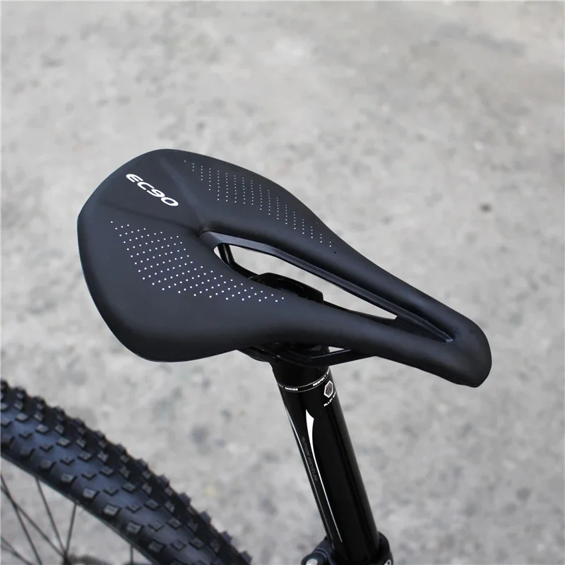 EC90 Bicycle Saddle Seat for Mens Womens Comfort Road Cycling Saddle Mtb Mountain Bike Seat 143mm Seat Cushion Black/red/white