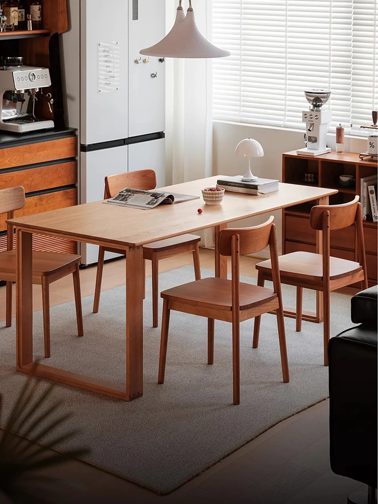 

Скандинавский современный простой обновленный домашний высококачественный прямоугольный обеденный стол из каменной плиты, простой обеденный стол в стиле ретро