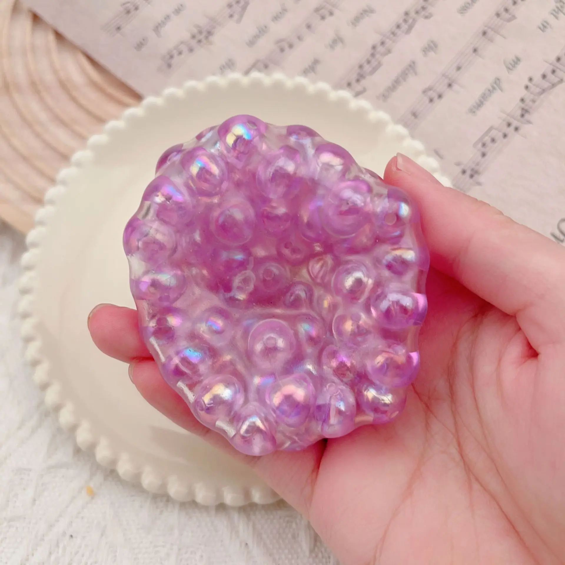 Funny Squeeze Popping Ball Pinch Pearl Balls Fidget Toy Creative Decompression Ball Can Be Shaped Vent Ball Stress Relief Toys