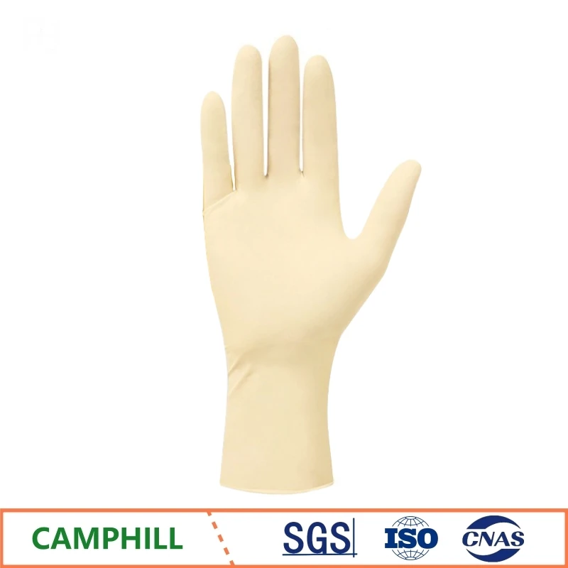 Wholesale 9 inch hand palm pitted surface disposable latex gloves Cooking, Hygiene cleanliness oil proof thickening latex gloves