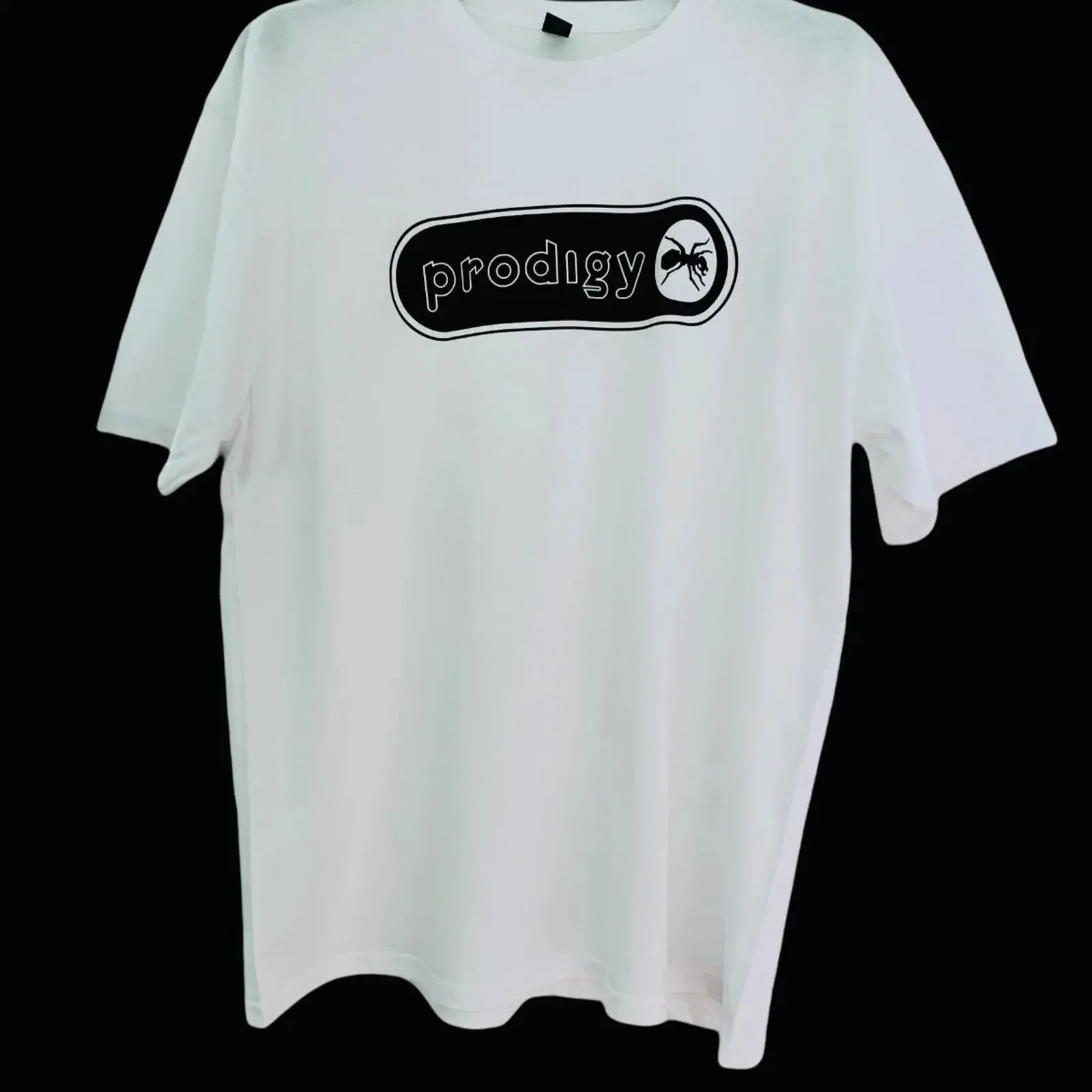 THE PRODIGY White T Shirt Small 4XL unofficial inspired by vintage Washed Comfortable homme Stylish Slightly Stretched