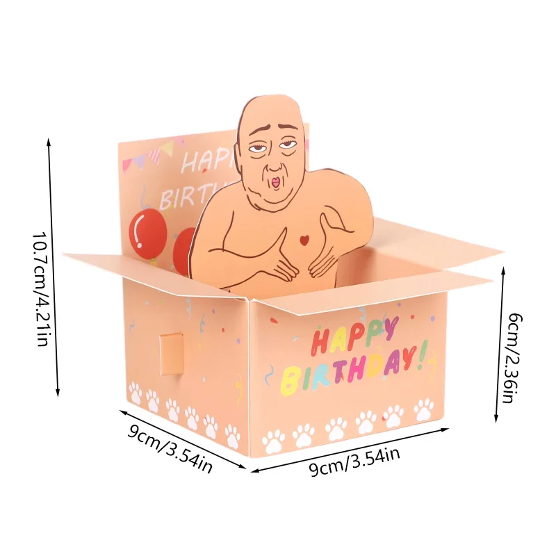 3D-Pop-Up-Geburtstagskarte mit „Happy Birthday“, handgefertigte Einladungsgrußkarte aus Papier für Geburtstagsfeier, Hochzeit, Dekorationszubehör – Detail 7