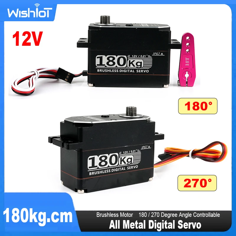 180Kg. Cm Digitale Servo 12V Borstelloze Motor Voor 1/5 Redcat Hpi Baja 5b Ss Rc Servo Auto SAVOX-0236 Losi Xl 5T