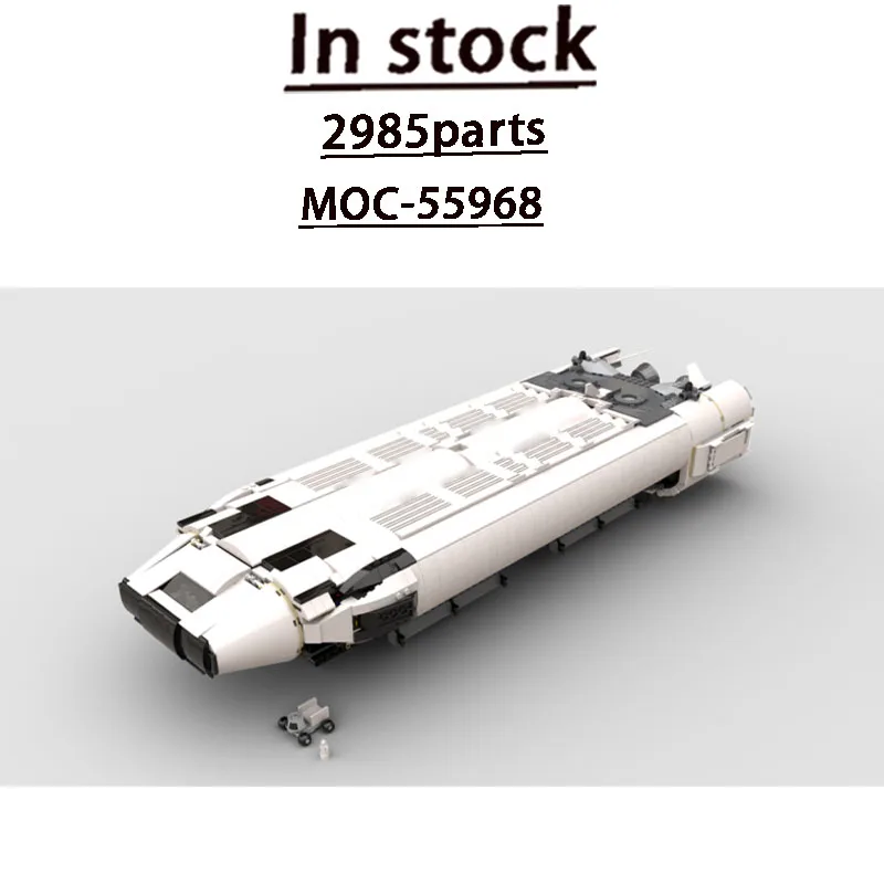 MOC-55968City Ocean High-Difficulty Heavy Transport Ship Building Block Model, 2985Pieces, Adult Birthday and Christmas Toy Gift